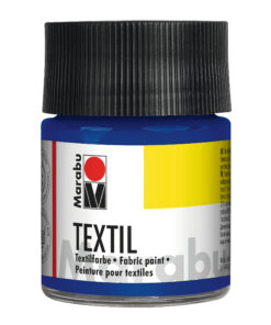 Marabu Stoffmal- und Druckfarbe, für helle Stoffe, 50ml mittelblau