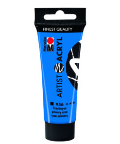 Marabu Artist Acryl, 22ml Primärcyan, Acrylfarbe zum Malen