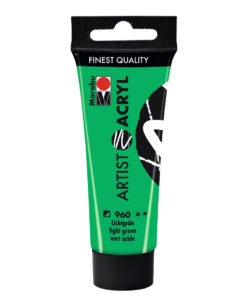 Marabu Artist Acryl, 22ml Lichtgrün, Acrylfarbe zum Malen