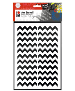 Marabu Art Stencil Schablone Chevron Pattern