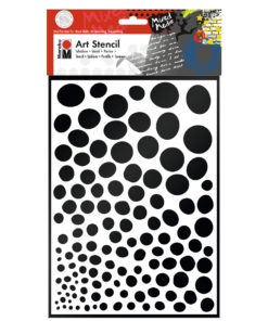Marabu Art Stencil Schablone Growing Dots