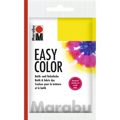 Marabu Batikfarbe Easy Color, karminrot, 25g Beutel