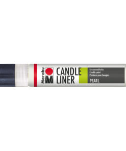 Marabu Candle Liner, Malfarbe für Kerzen in Weiß