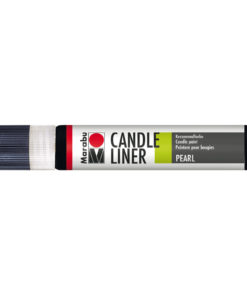 Marabu Candle Liner, Malfarbe für Kerzen in Schwarz