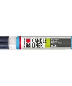 Marabu Candle Liner, Malfarbe für Kerzen in Hellblau