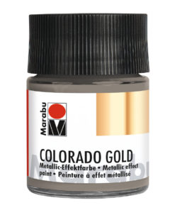 Marabu Colorado Gold, 50 ml, Metallic-Anthrazit, Metallic-Effektfarbe