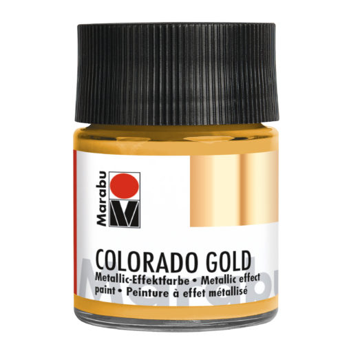 Marabu Colorado Gold, 50 ml, Metallic-Gold Effektfarbe
