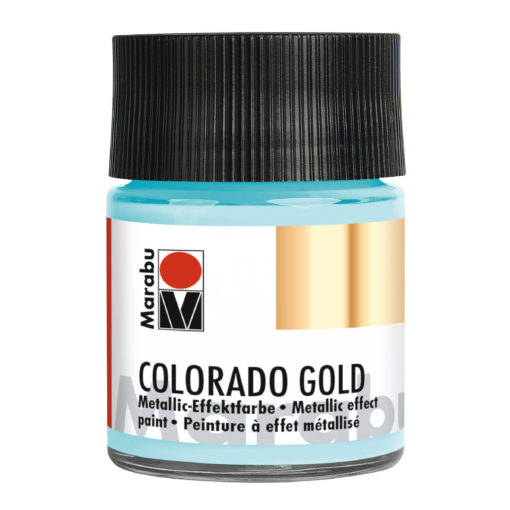 Marabu Colorado Gold, 50 ml, Blau-Silber Metallic-Effektfarbe