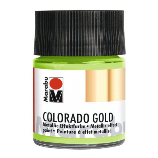 Marabu Colorado Gold, 50 ml, Metallic-Hellgrün