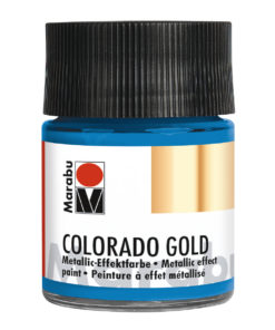 Marabu Colorado Gold, 50 ml, Metallic-Petrol, Metallic-Effektfarbe