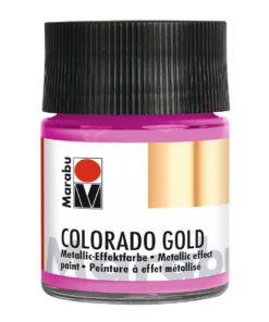 Marabu Colorado Gold, Metallic-Effektfarbe, Metallic-Rosa, 50 ml