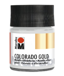 Marabu Colorado Gold, 50 ml, Metallic-Silber, Metallic-Effektfarbe