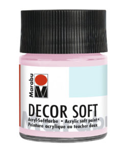 Marabu Decor Soft Acrylfarbe, Hellrosa, 50 ml