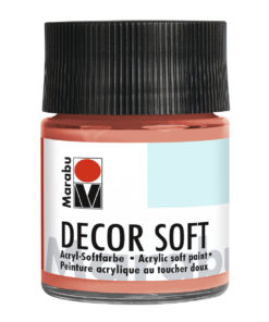 Marabu Decor Soft Acrylfarbe, Korallenrot, 50 ml