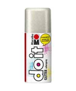 Marabu do it Colorspray, Glitter silber, styroporfestes Farbspray