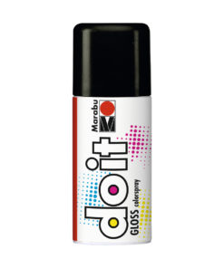 Marabu do it Colorspray, Glanz-Schwarz, glänzendes Farbspray