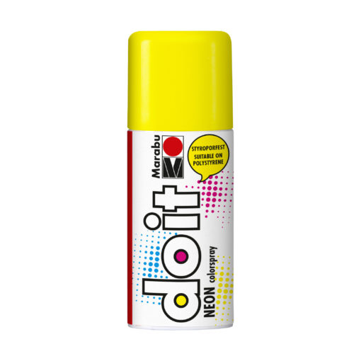 Marabu do it Colorspray, Neon-Gelb, styroporfestes Farbspray