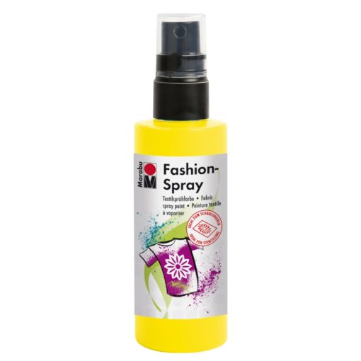 Marabu Fashion Spray für Stoffmalerei in 220 Sonnengelb