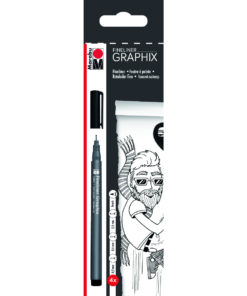 Marabu Fineliner Graphix-Set, 4 Stifte