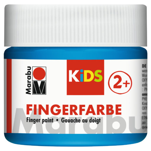 Marabu Fingerfarbe Kids, 253 Blau, 100 ml