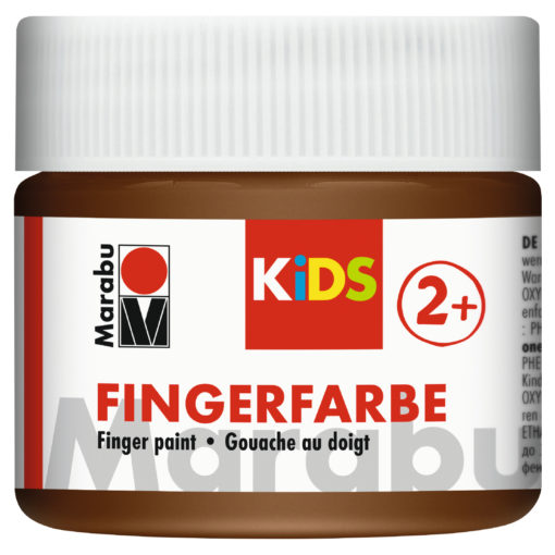 Marabu Fingerfarbe Kids, 285 Braun, 100 ml
