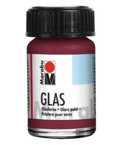 Marabu Glasmalfarbe, für Glasmalerei, 15ml in Brombeere