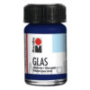 Marabu Glasmalfarbe, für Glasmalerei, 15ml Nachtblau