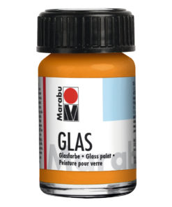 Marabu Glasmalfarbe, für Glasmalerei, 15ml in orange