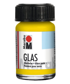 Marabu Glasmalfarbe, für Glasmalerei, 15ml Sonnengelb