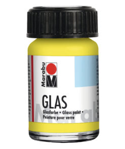 Marabu Glasmalfarbe, für Glasmalerei, 15ml in zitron