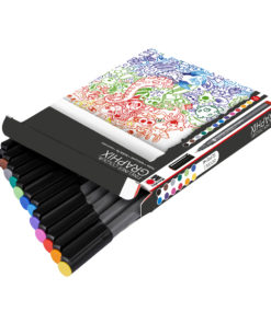 Marabu Fineliner Colour Graphix-Set, 12 Stifte