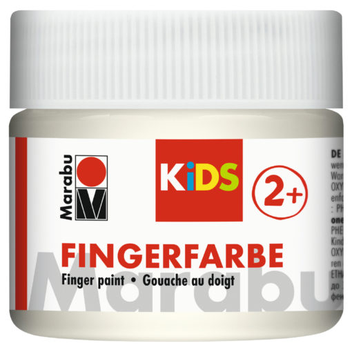 Marabu Fingerfarbe Kids, weiß, 100 ml