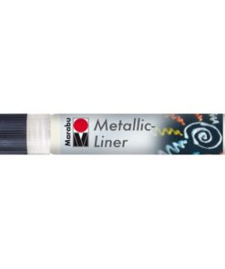 Metallic Liner weiß, für effektvolles Malen