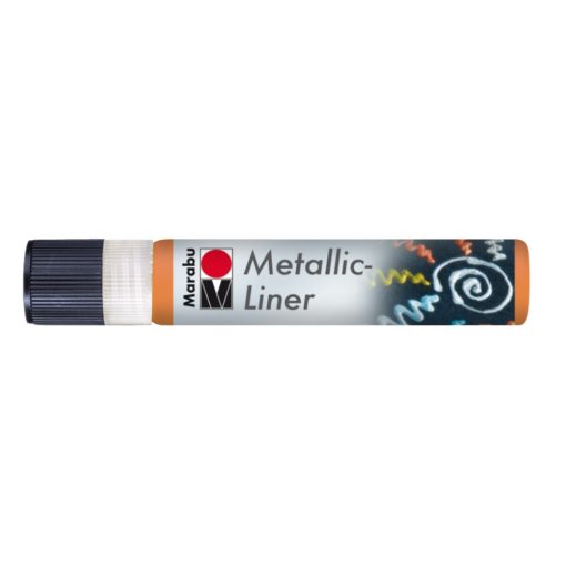 Metallic Liner orange, für effektvolles Malen
