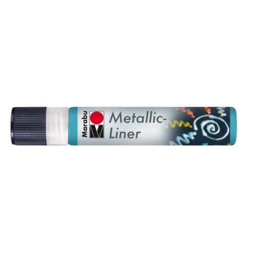 Metallic Liner Petrol, für effektvolles Malen