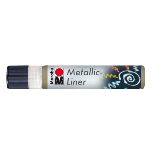 Metallic Liner in Met.- Schlamm, für effektvolles Malen
