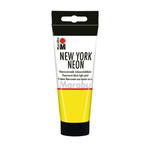 Marabu Tagesleuchtfarbe New York NEON, Neon-Gelb, 100 ml