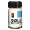 Marabu Porcelain, Porzellanmalfarbe, elfenbein, Glas 15 ml