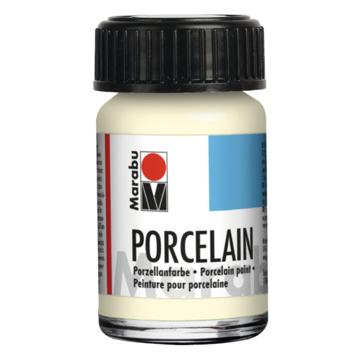 Marabu Porcelain, Porzellanmalfarbe, elfenbein, Glas 15 ml