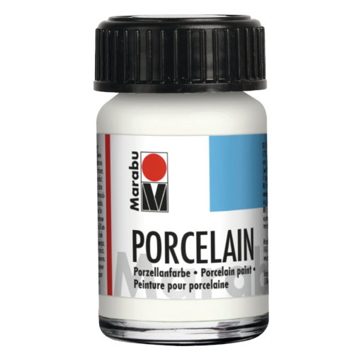 Marabu Porcelain, Porzellanmalfarbe, 15ml, Weiß