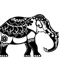 Marabu Schablone Indian Elephant DIN A4