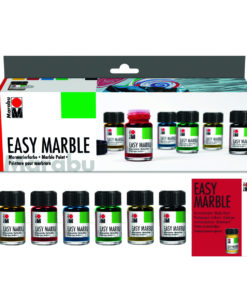 Marabu Easy marble, Marmorierfarben im Set