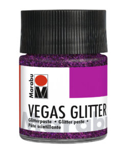 Marabu Effektpaste VEGAS Glitter, Glitter-Violett, 50 ml