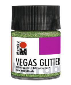 Marabu Effektpaste VEGAS Glitter, Glitter-Kiwi, 50 ml