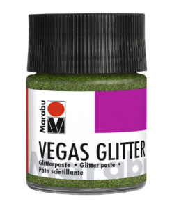 Marabu Effektpaste VEGAS Glitter, Glitter-Grün, 50 ml