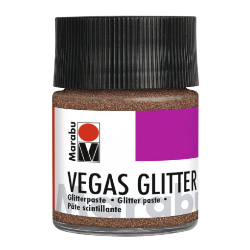 Marabu Effektpaste Vegas Glitter, Glitter-Kupfer
