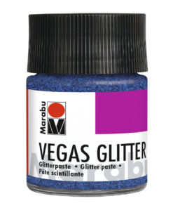 Marabu Effektpaste Vegas-Glitter, Glitter-Saphir