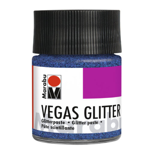 Marabu Effektpaste Vegas-Glitter, Glitter-Saphir
