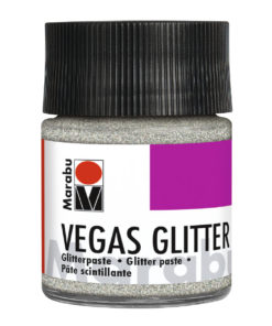 Marabu Effektpaste, Vegas Glitter, Glitter-Silber