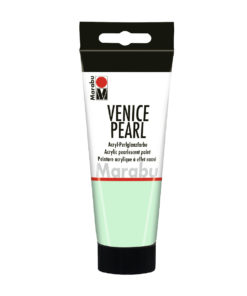 Marabu Acrylfarbe mit Perlglanzeffekt, Venice Pearl, Perlmutt-Grün